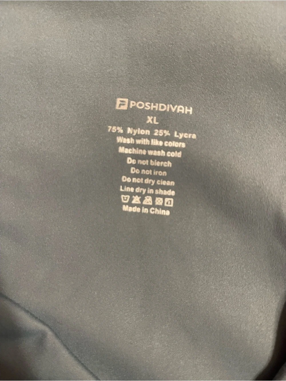 Poshdivah NWT XL High Waist Green Yoga Leggings